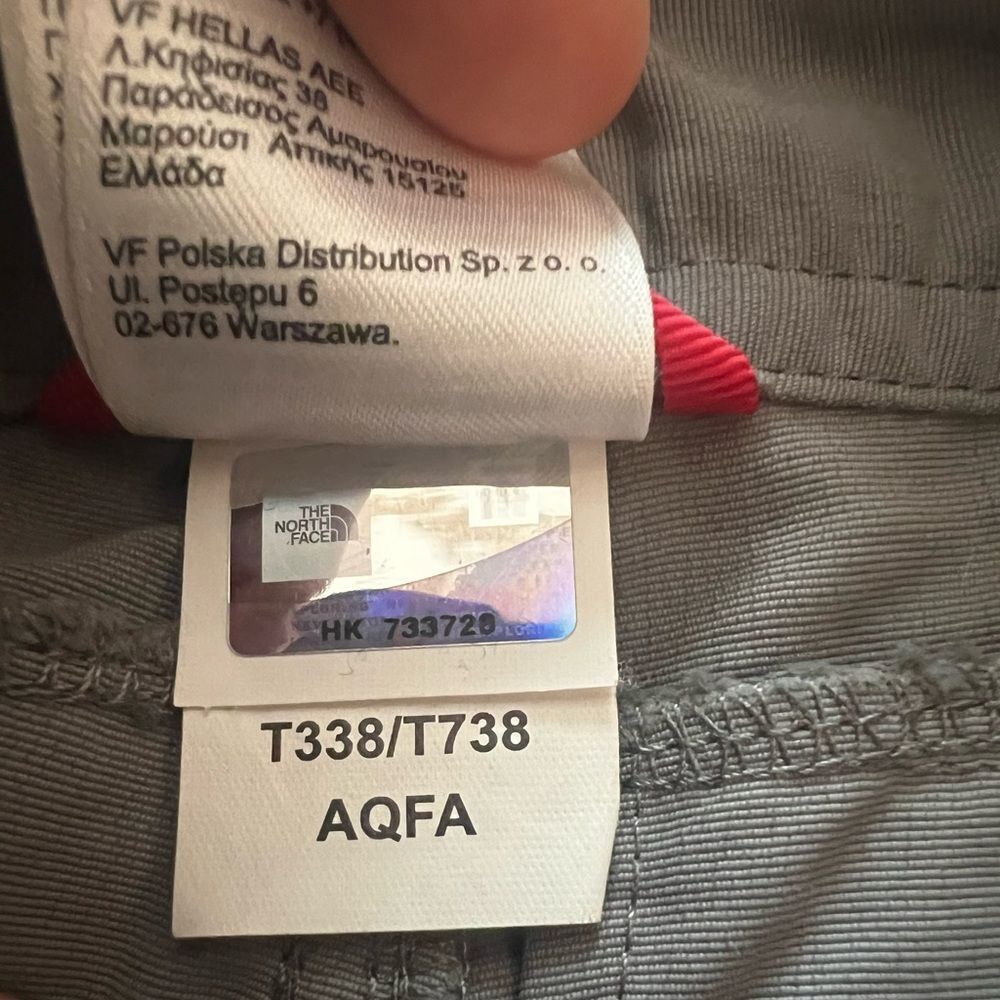 The North Face Cargo Hiking Outdoor Shorts Mid Rise Flap Pockets Gray Size 4 - Picture 11 of 13